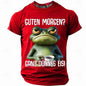 Men's casual O-neck short sleeved T-shirt