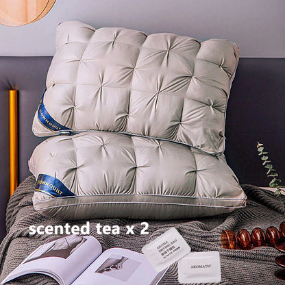 2-Piece Sleep Pillow Set, Soft Supportive Bed Pillows