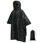 Man Military Impermeable Zipper Camo Raincoat