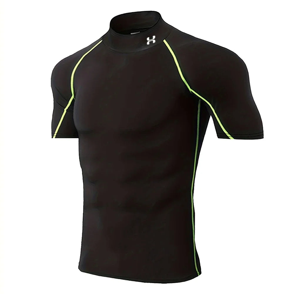 Quick-drying Exercise Compression Short Sleeve