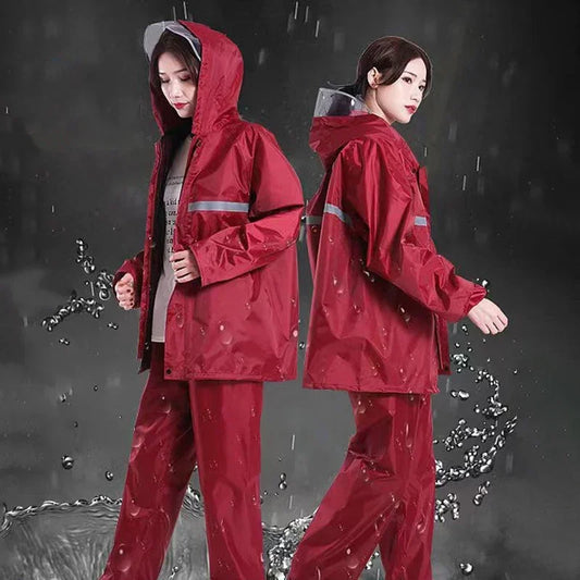 Adult Thick Waterproof RainCoat Rain Coat Motorcycle