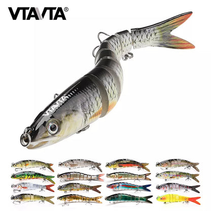 VTAVTA 10/14cm Sinking Wobblers Fishing Lures Jointed