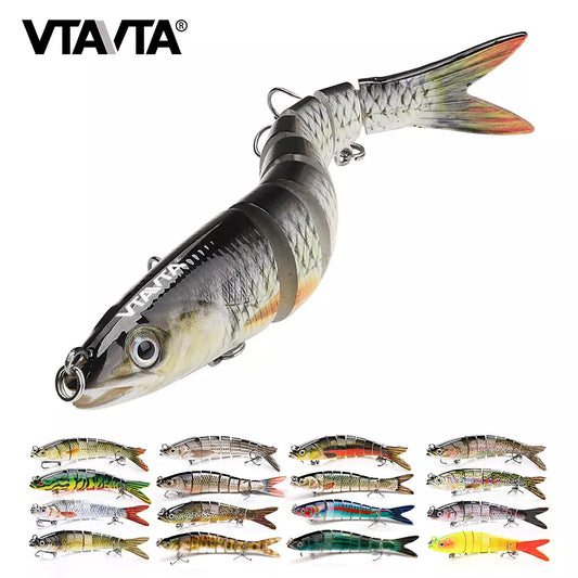 VTAVTA 10/14cm Sinking Wobblers Fishing Lures Jointed