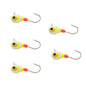 Tungsten Ice Jigs Glow Tungsten Ice Fishing Lure Jigs