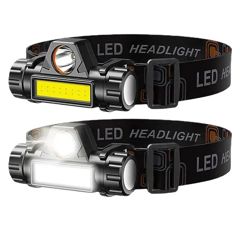 Rechargeable COB LED USB Headlamp Strong Magnetic Powerful