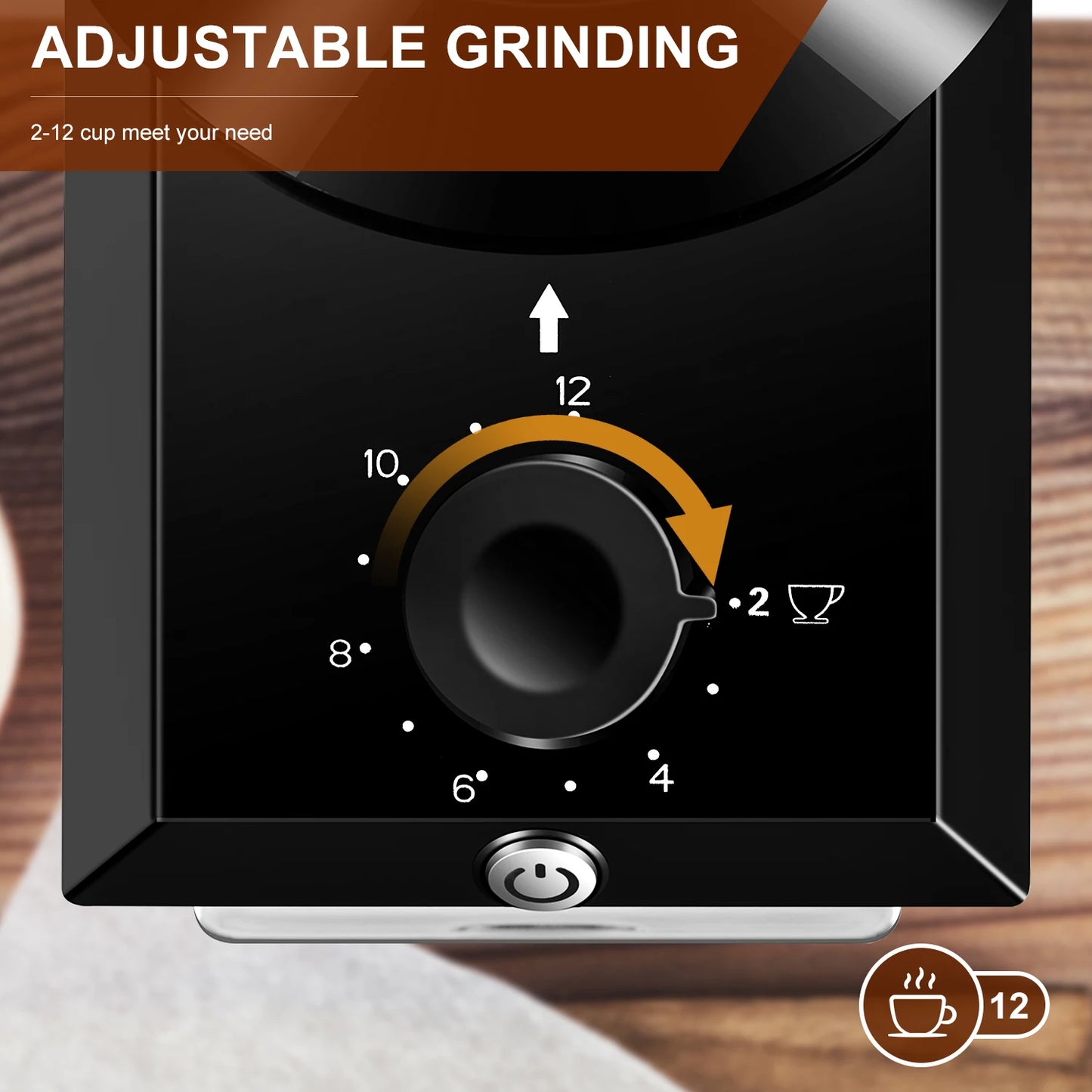 Automatic Burr Mill Coffee Grinder Electric Coffee Bean