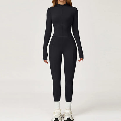 Winter Sport Jumpsuits Women Warm Gym