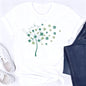 St Patricks Day Dandelion Sweatshirt Dandelion Shamrock