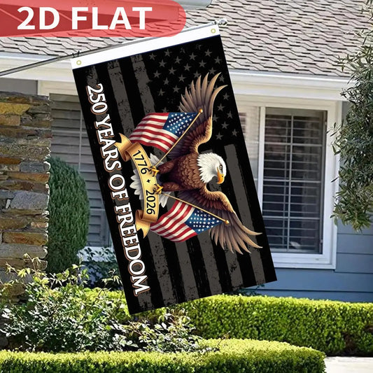 250 Years of Freedom American Flag 3x5 Ft, 250th Anniversary