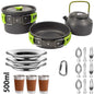 Camping Cooking set Camping Cookware Travel Tableware