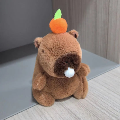 Cute Capybara Plush Toy Hoodie with Wings Simulation Doll