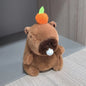 Cute Capybara Plush Toy Hoodie with Wings Simulation Doll