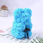 25cm Artificial Teddy Rose Flower Bear with Box Romantic