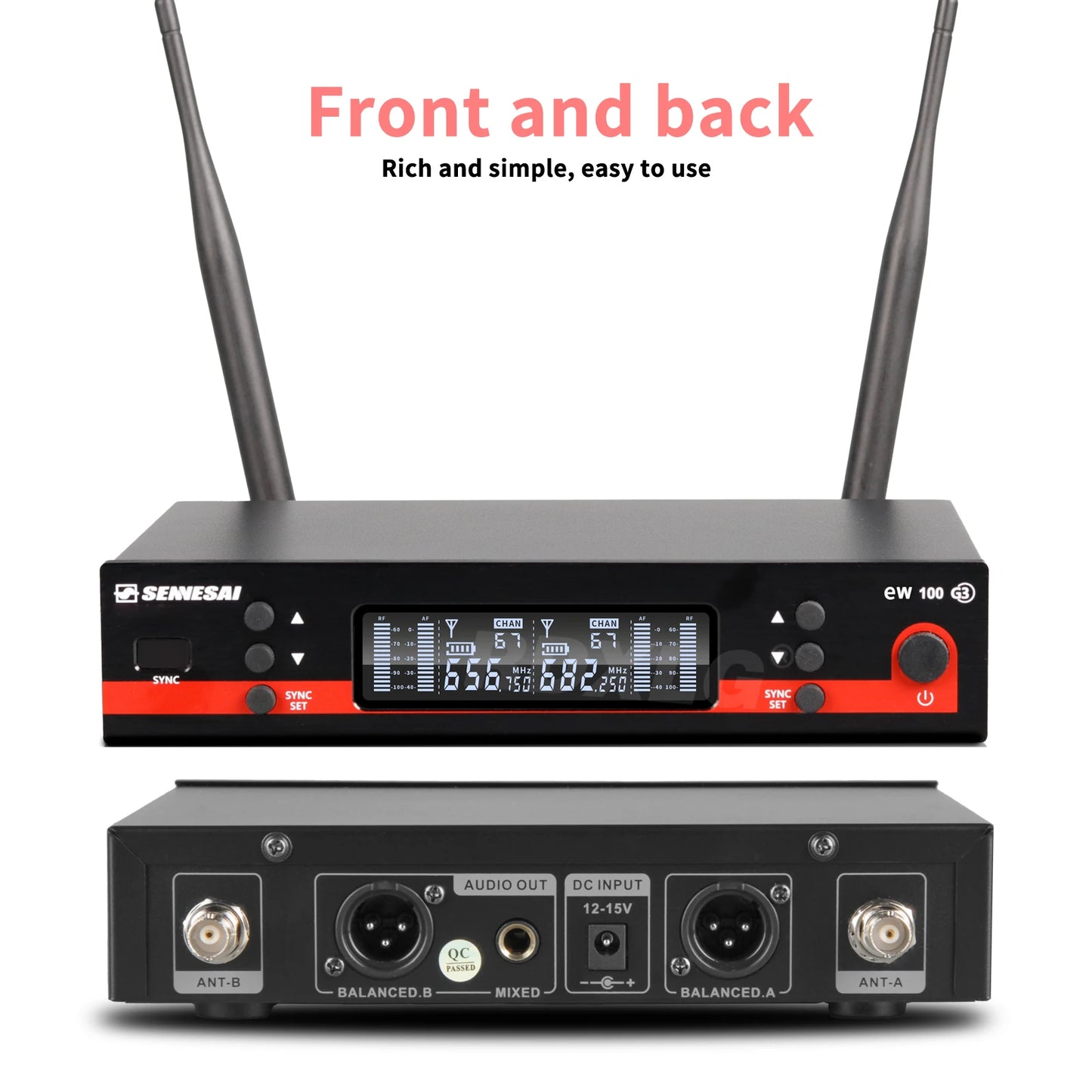 Top Quality！ew100g3 Professional Dual Wireless