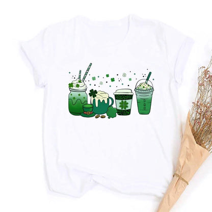 St. Patrick's Coffee Shirt Lucky Coffee Shirt St Patricks Day