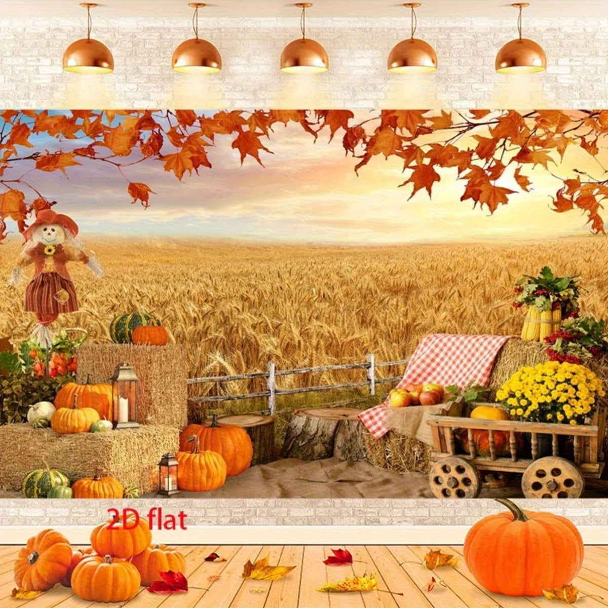 1 Autumn Harvest Thanksgiving Party Background -