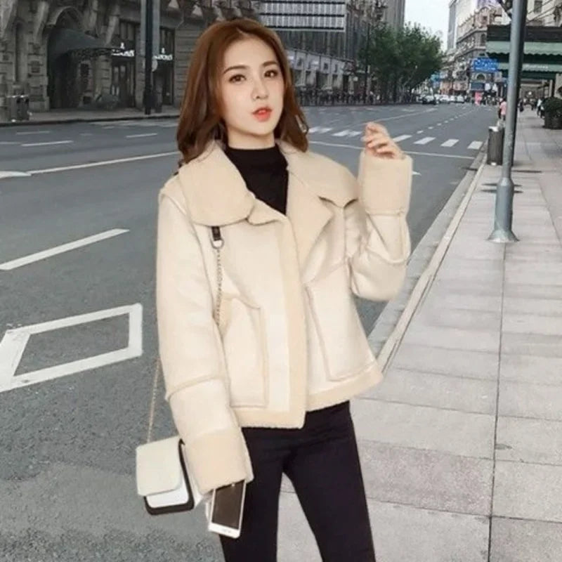 Winter Coat for Women 2025 Cotton Cold Wool Jacket
