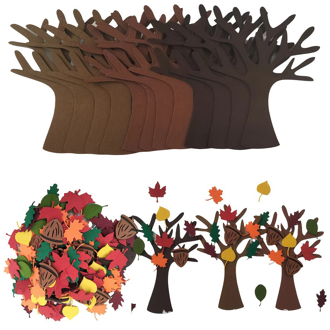 Thanksgiving Felt Tree Craft Kit Fall Tree Montessori