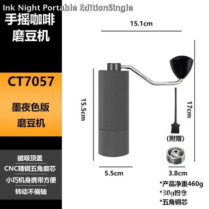 Stainless Steel Hand Coffee Grinder Manual Portable Bean Grinder