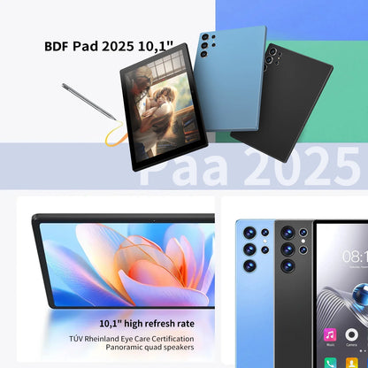 2025 New Upgraded Pad 10.1 Inch Android Tablet