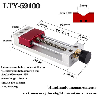 Precision Mini Vise Engraving Machine CNC Drilling Machine Small Welding Table All Aluminum Operation Manual Table Clamp