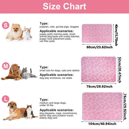 1pcs Ultra-Soft Paw Print Dog Blankets - Machine Washable,