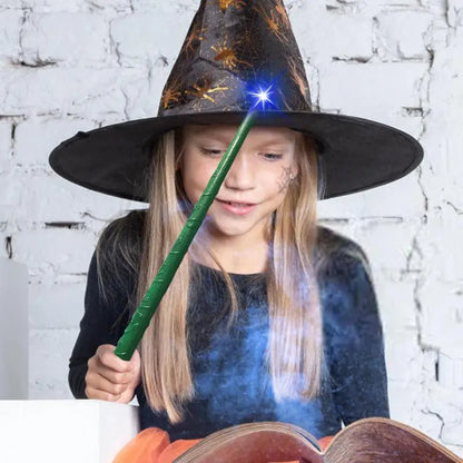 Light Up Wizard Wand Glowing Witch