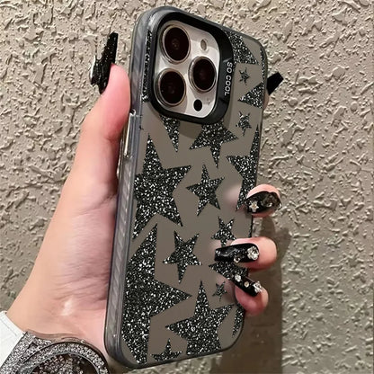 Luxury INS Star Phone Case For iPhone 16 Pro Max 17 13 11 15 14 12 17