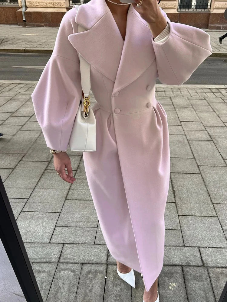 Winter Coat For Women Fashion Solid Loose Lapel