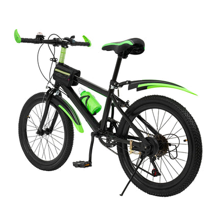 20" Mountain Bike 7 Speeds Kids Bicycle Dual-Disc Brakes