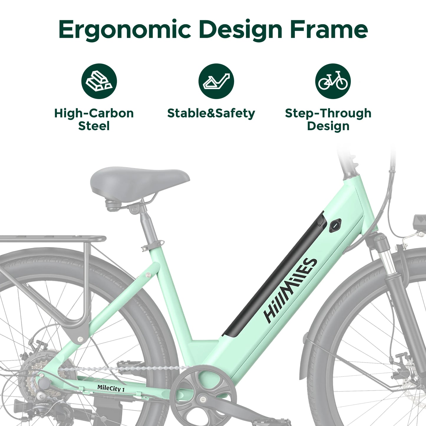 ENGWE HillMiles MileCity 1 26'' Commuter Electric Bicycle
