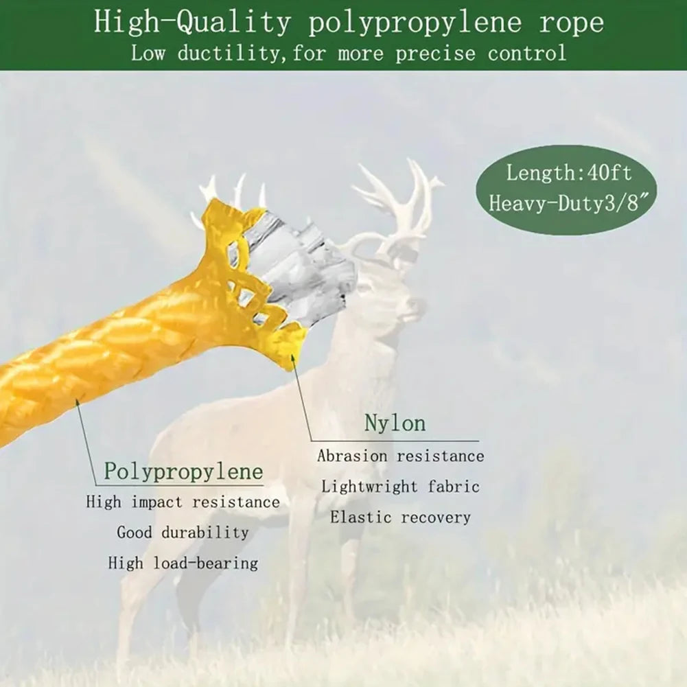 Max To 700 LBS Elk Hoist Pulley Lift System W/Gambrel