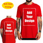 Custom T Shirt for Men Front Back Print