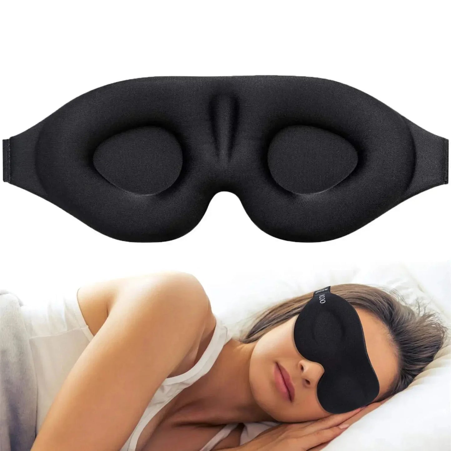 Eye Mask for Sleeping 3D Contoured Cup Blindfold Concave