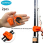 2pcs Quick-Attach Fishing Rod Clip - Tool-Free 1-Hand Holder