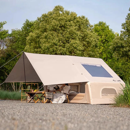 Auto Inflatable Tent with Sunshade, 2025 New 2 in 1