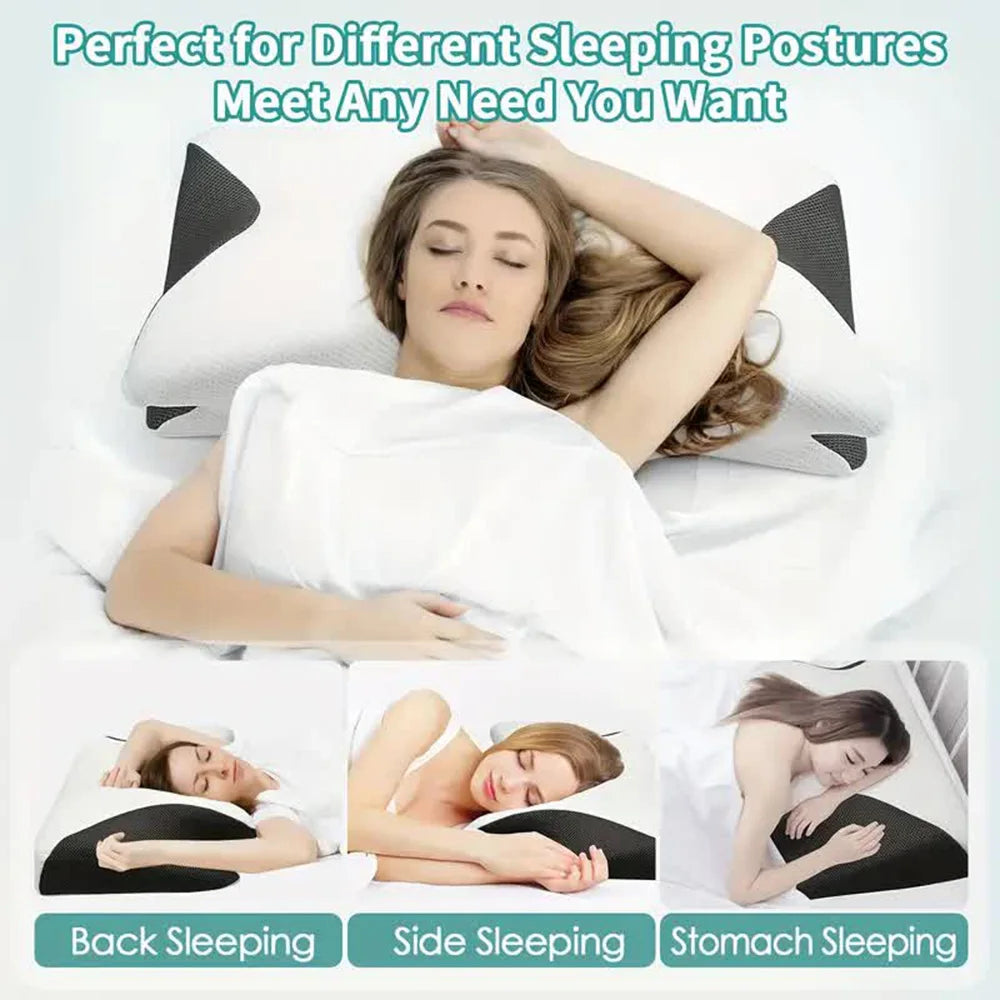 Butterfly Sleep Memory Neck Pillow Slow Rebound Comfortable