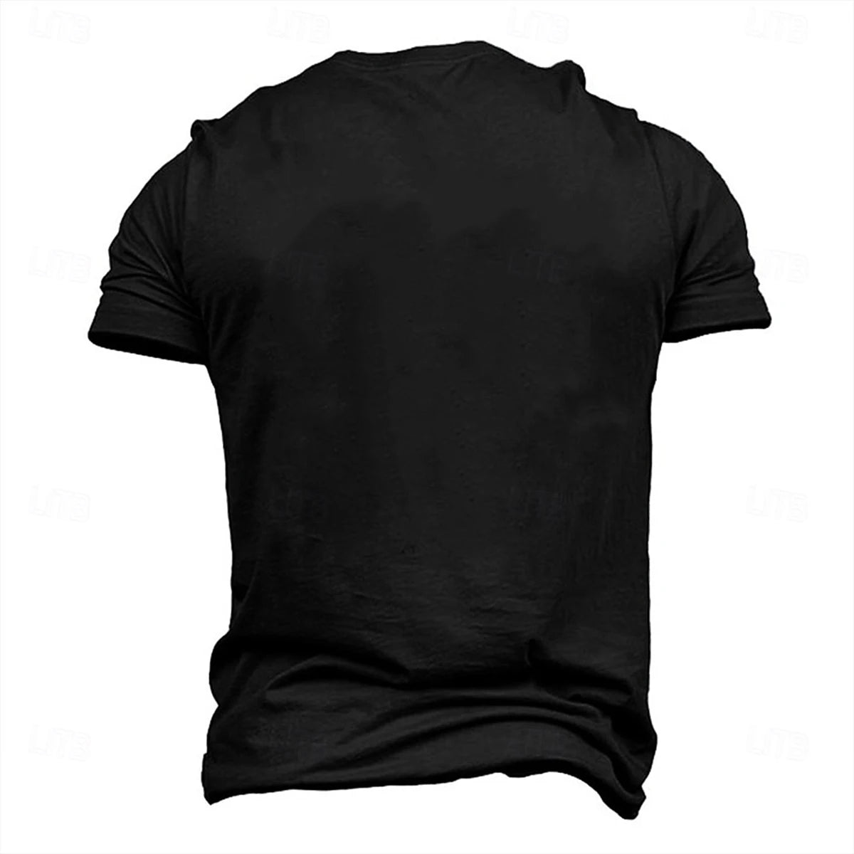 Men's casual O-neck short sleeved T-shirt