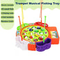 Fishing Toys Electric Rotating Magnetic Play Game Music Spinning Fish