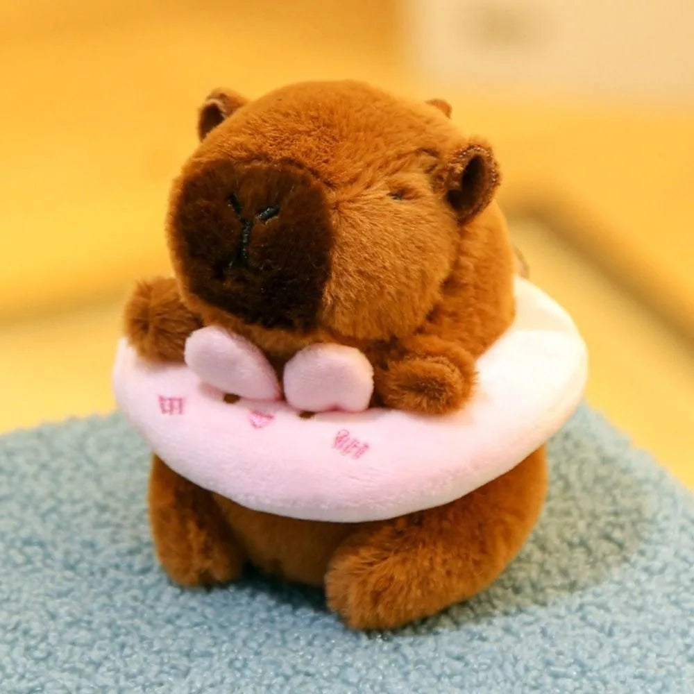 Cute Capybara Plush Toy Hoodie with Wings Simulation Doll