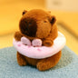 Cute Capybara Plush Toy Hoodie with Wings Simulation Doll