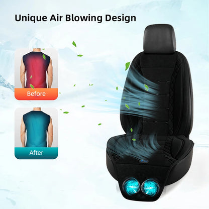 Cooling＆Heating Car Seat Covers With 1Fan or 2Fan Summer