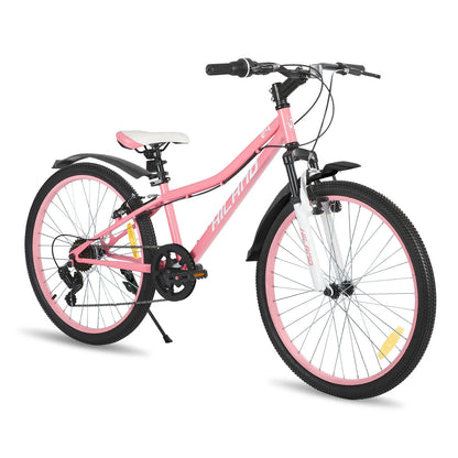 Hiland  24 Inch Mountain Bike for Kids Age 7 AND OLDER