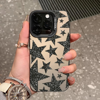 Luxury INS Star Phone Case For iPhone 16 Pro Max 17 13 11 15 14 12 17