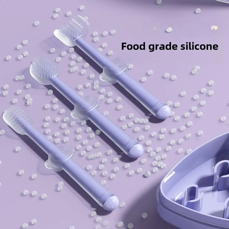 Pet Silicone Toothbrush and Toothpaste Set Teeth Cleaning