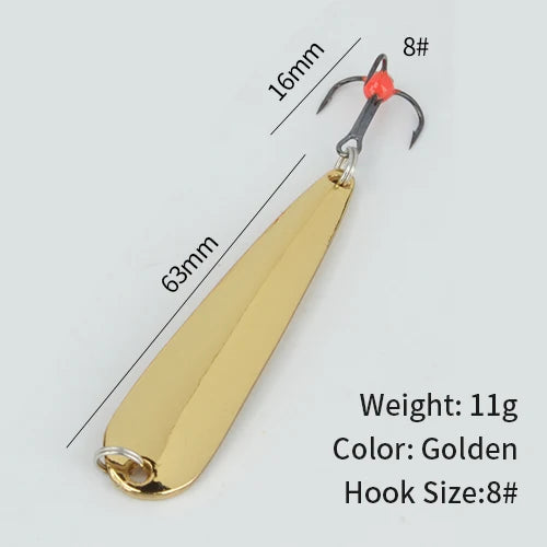 FTK 5g/7g/11g Winter Ice Fishing Lure Metal Jig Wobblers