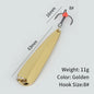 FTK 5g/7g/11g Winter Ice Fishing Lure Metal Jig Wobblers