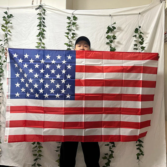 TIKI flag us flag 90X150CM High Quality Double Sided Printed