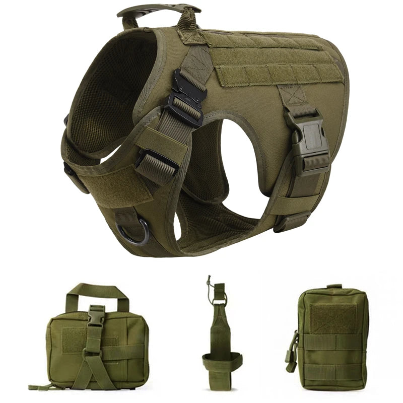 Tactical Military Vest Pet German Shepherd Golden Retriever