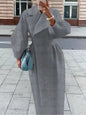 Winter Coat For Women Fashion Solid Loose Lapel